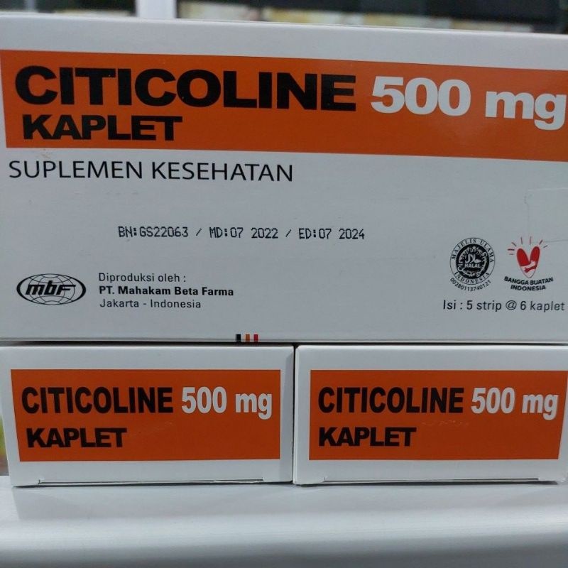 Citicoline 500mg Box 30 Tablet Mahakam