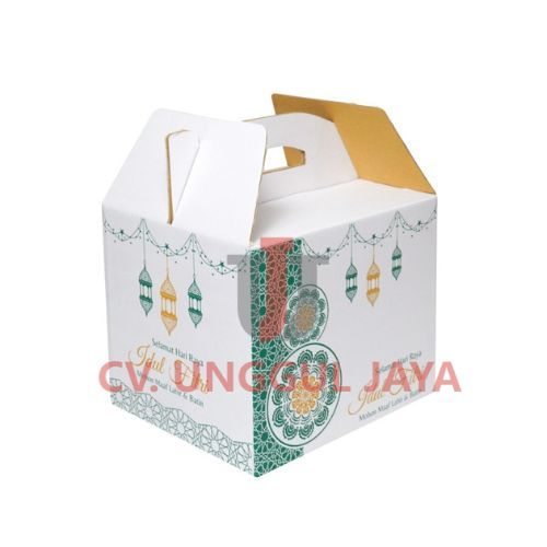

(10pcs) Box Jinjing uk 34x25x25 kardus sembako kotak kemasan hampers mubarak eid Dus karton Parsel box handle Parcel