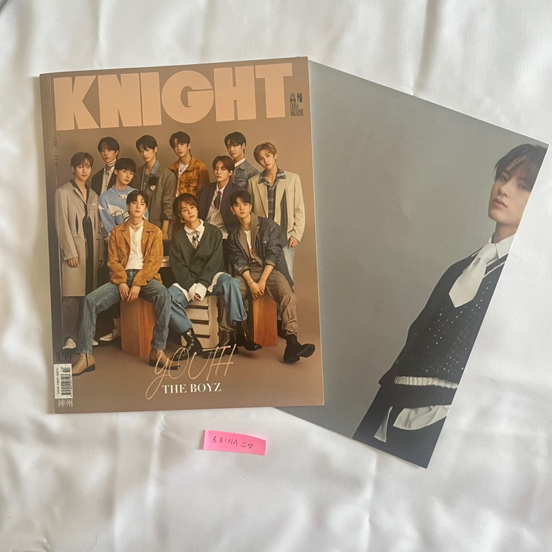 The Boyz Knight Magazine Poster Eric Majalah TBZ Kpop