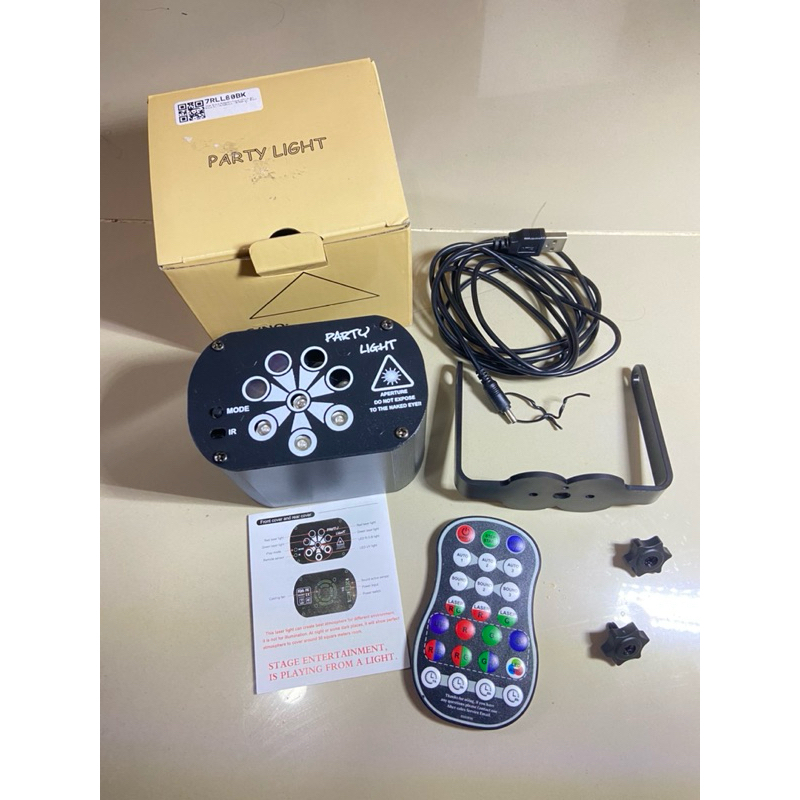 LAMPU LED LASER LAMPU DISCO PARTY LIGHT PRELOVED