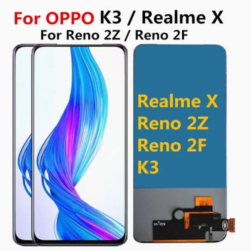 LCD TOUCHSCREEN OPPO K3/REALME X/RENO 2Z/RENO 2F (FINGERPRINT OFF)