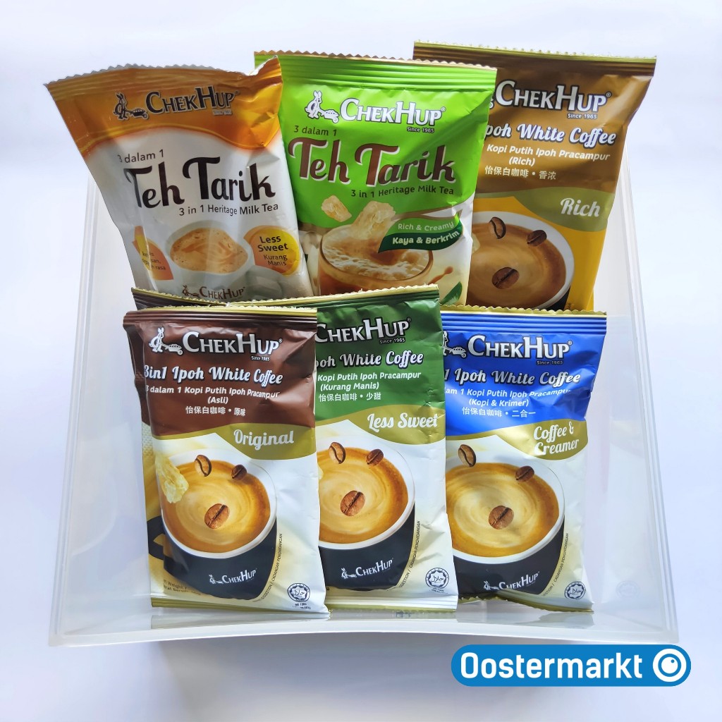 

Kopi Chek Hup Ipoh White Coffee 3in1 Sachet (Eceran)