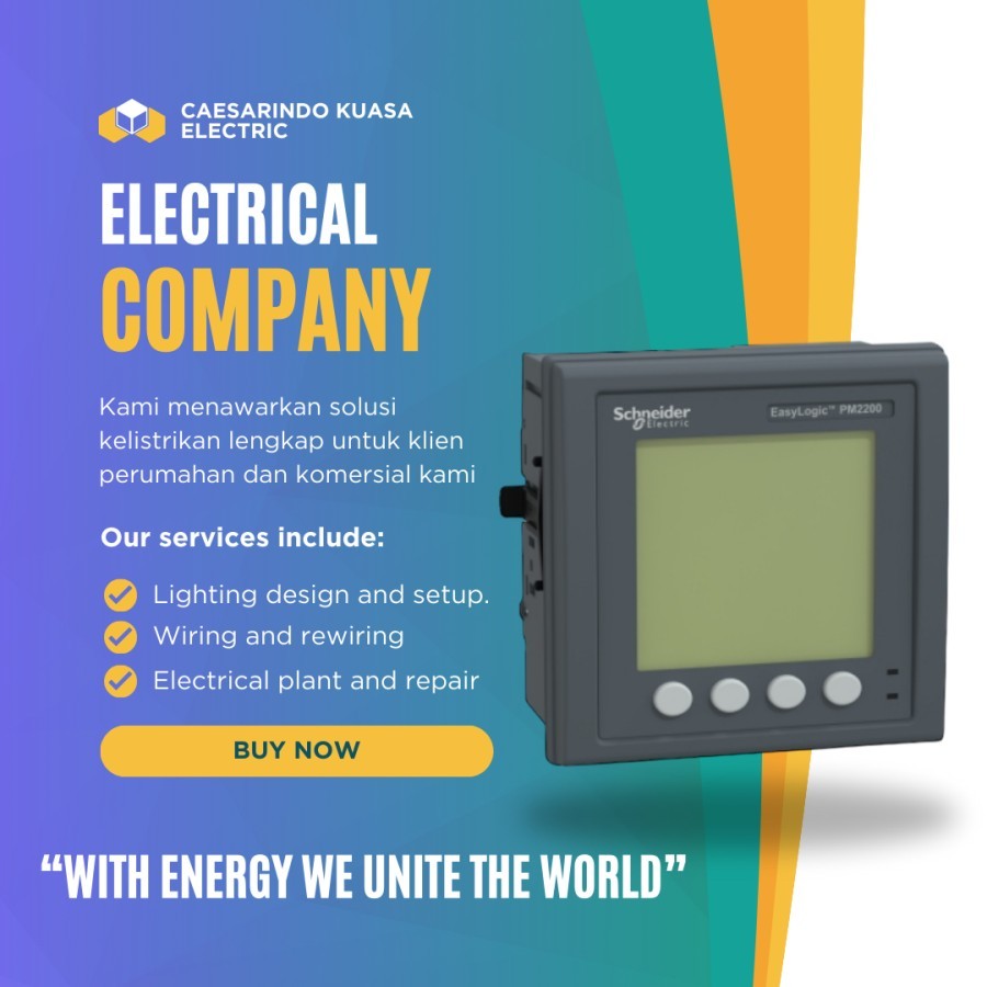 POWER METER DIGITAL SCHNEIDER EASYLOGIC PM2220 PM 2220 METSEPM2220 ORI