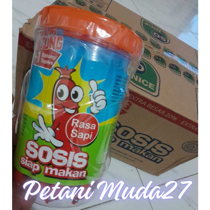 

Sosis so nice enak dan hemat untuk Anda - 1 Toples