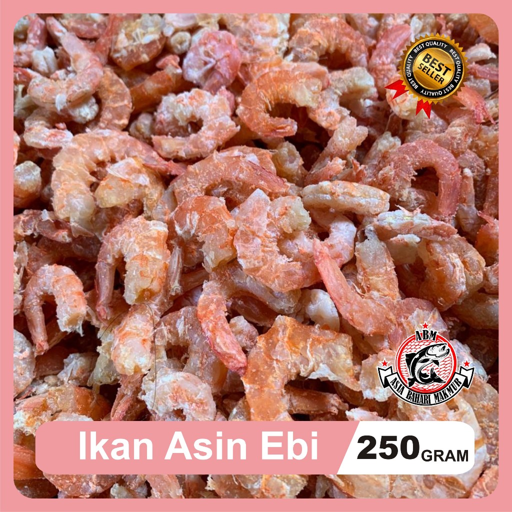 

Ikan Asin Ebi Kering Udang Ebi Tanpa Kulit 250 gr