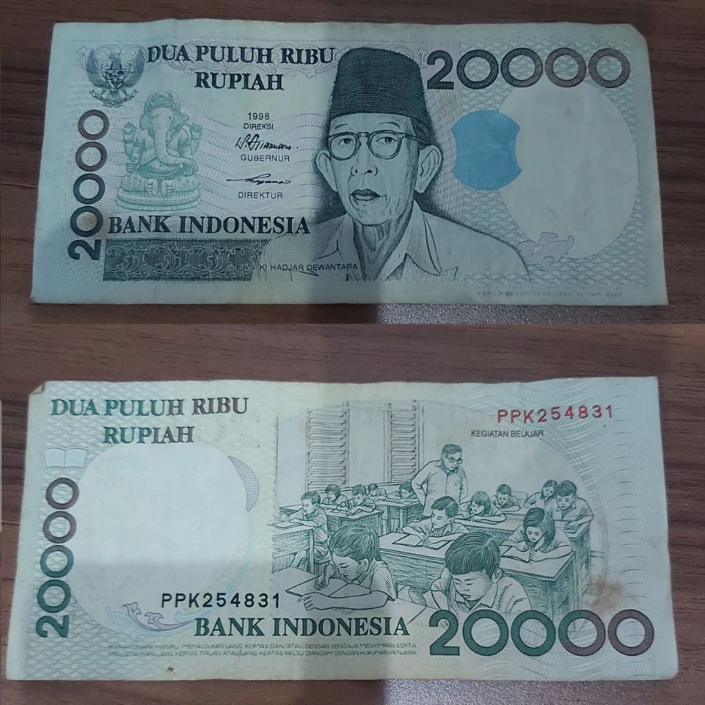Uang Kuno 20000 tahun 1998