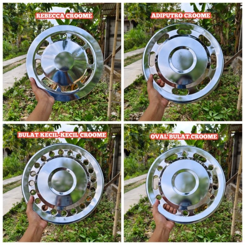 Weldop wheeldop ring 14 dan 13 (4pcs) croome