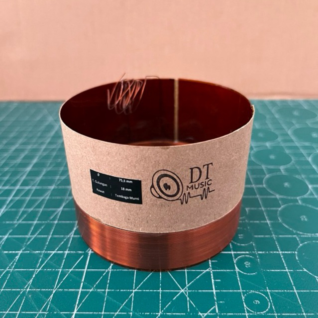 SPULL SPOOL Speaker Diameter 3 Inch 75,8 mm Lilitan Luar Dalam (spol balap)