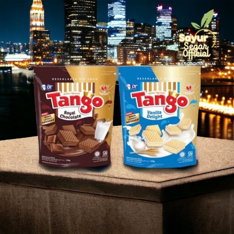 

Tango wafer cokelat vanila pouch 100g ( 2 variant )