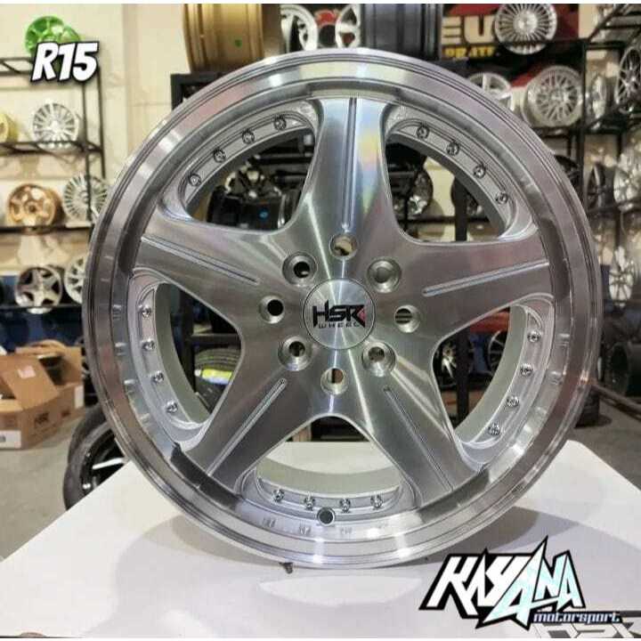 Velg Celong R15 Mobil Jazz,Brio,Mobilio,Yaris Velg HSR Anambas R15 Lebar 7/85 Et 35/25 Gratis Ongkir