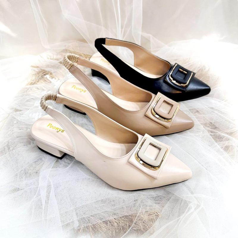 PEONYS IMPORT ORIGINAL ZL 09 by SOFIYA SANDAL TEPLEK WANITA TALI BELAKANG