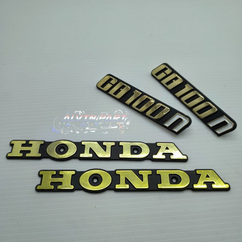 Emblem Tangki CB100N Kuningan Set Box Aki Tepong aki Honda CBN CB100 CB 100 N Detail Ori By Whellpro