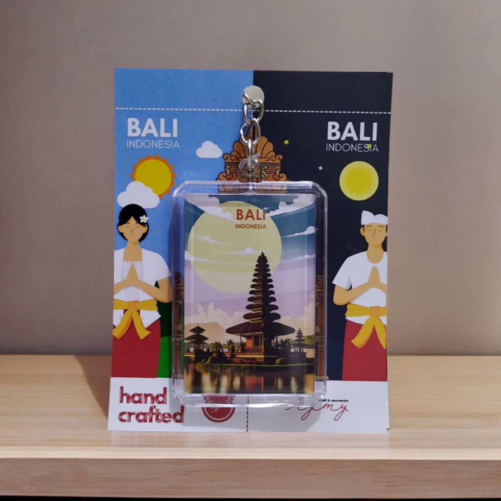 Gantungan Kunci Bali Akrilik, oleh oleh Bali, Souvenir Bali, khas Bali