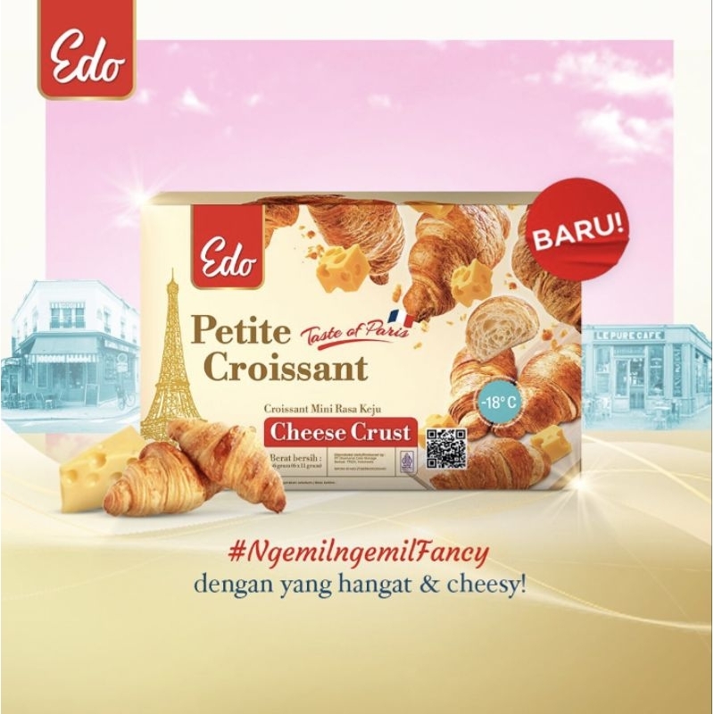 

Edo Petite Croissant Butterlicious | Cheese Crust 6x11 gr
