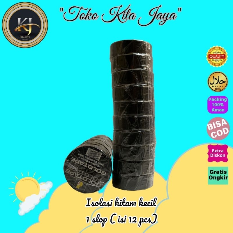 

Isolasi hitam kecil 1 slop ( isi 10 pcs)