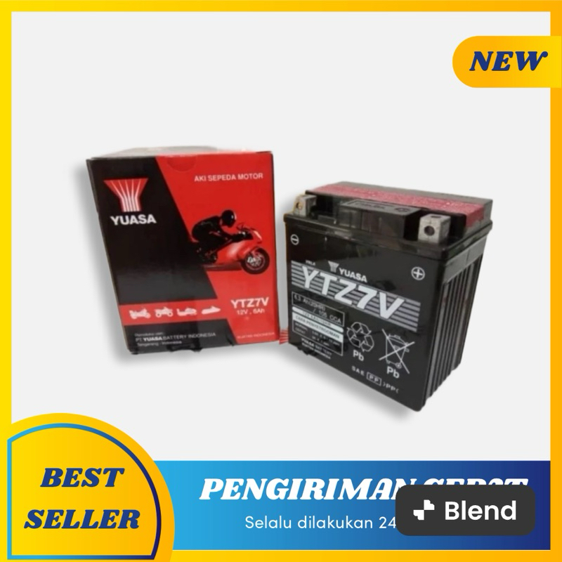 [NMAX OLD TINGGI] AKI YUASA YTZ7V AEROX NMAX LEXI OLD