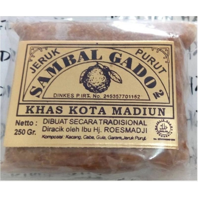 

sambel gado gado 250 gram