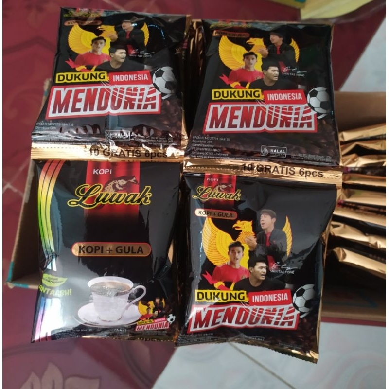 

Luwak Kopi plus Gula beli 1 renceng FREE 6 sachet
