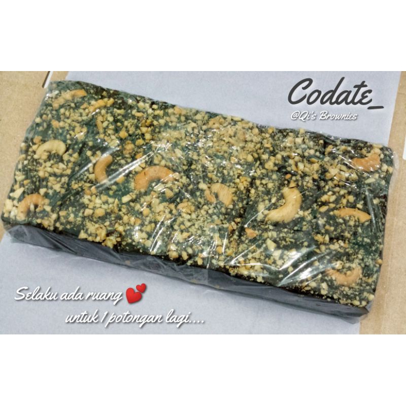 

CODATE BROWNIES mede GLUTEN FREE with BROWN SUGAR