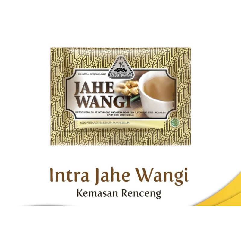 

INTRA JAHE WANGI 18 GR X 10 SACHET
