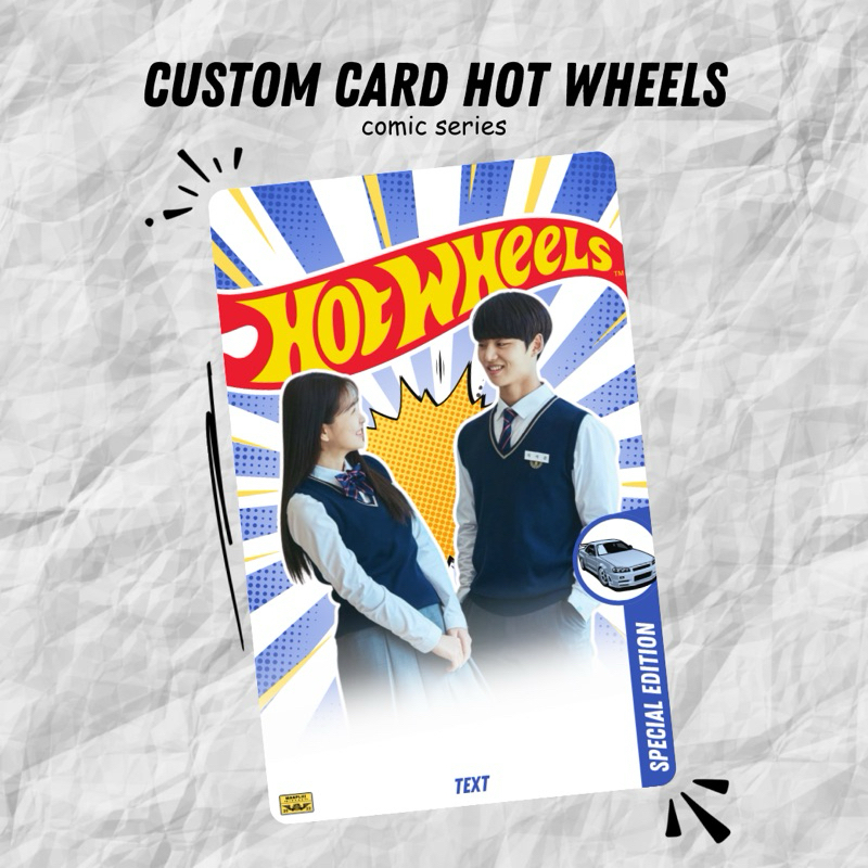 Hot Wheels Custom Card Request foto kado ulang tahun kado pacar - Comic Series