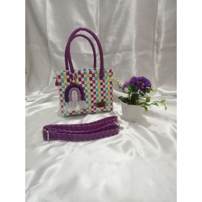 Rhoe Collection Tas Selempang Anyaman Jali