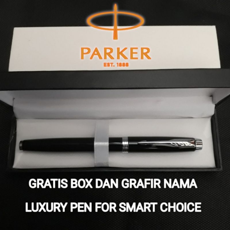 

Bollpoint Mewah Parker Stainless Clip Gratis Box Dan Gratis Grafir Nama