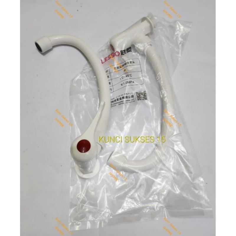 Kran Angsa Cuci Piring Korea LESSO / Keran Angsa PVC Tembok Tebal LESSO