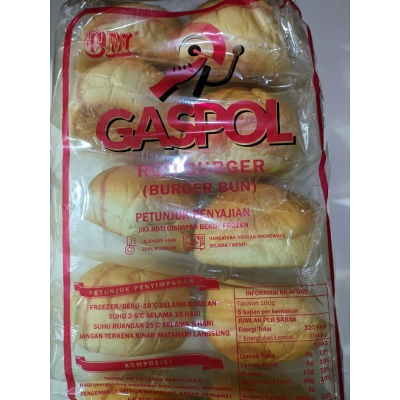 

ROTI BURGER GASPOL ISI 10 PCS