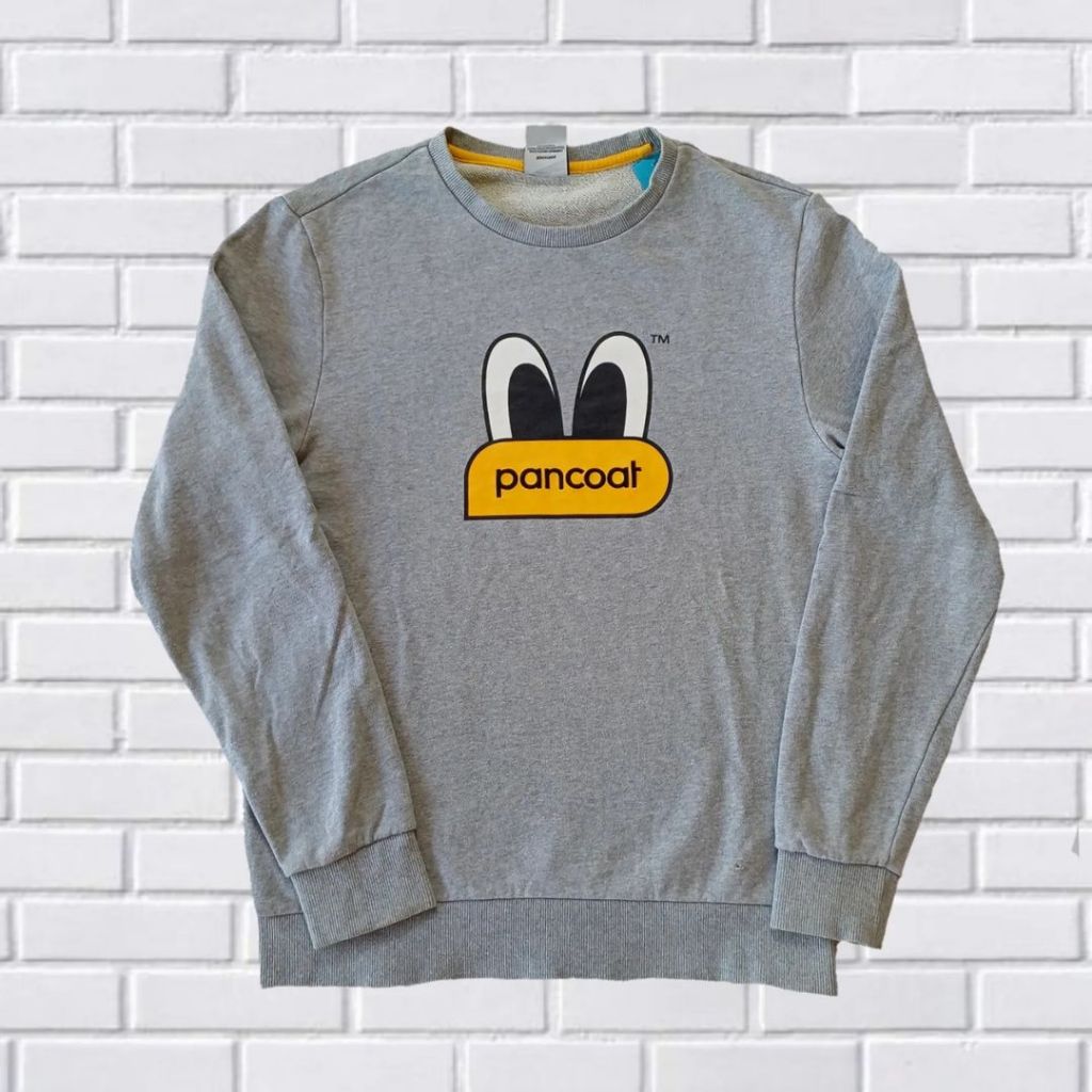 SWEATER CREWNECK PANCOAT MATA, SIZE S FIT M (SECOND BRANDED) ABU-ABU, CN0112