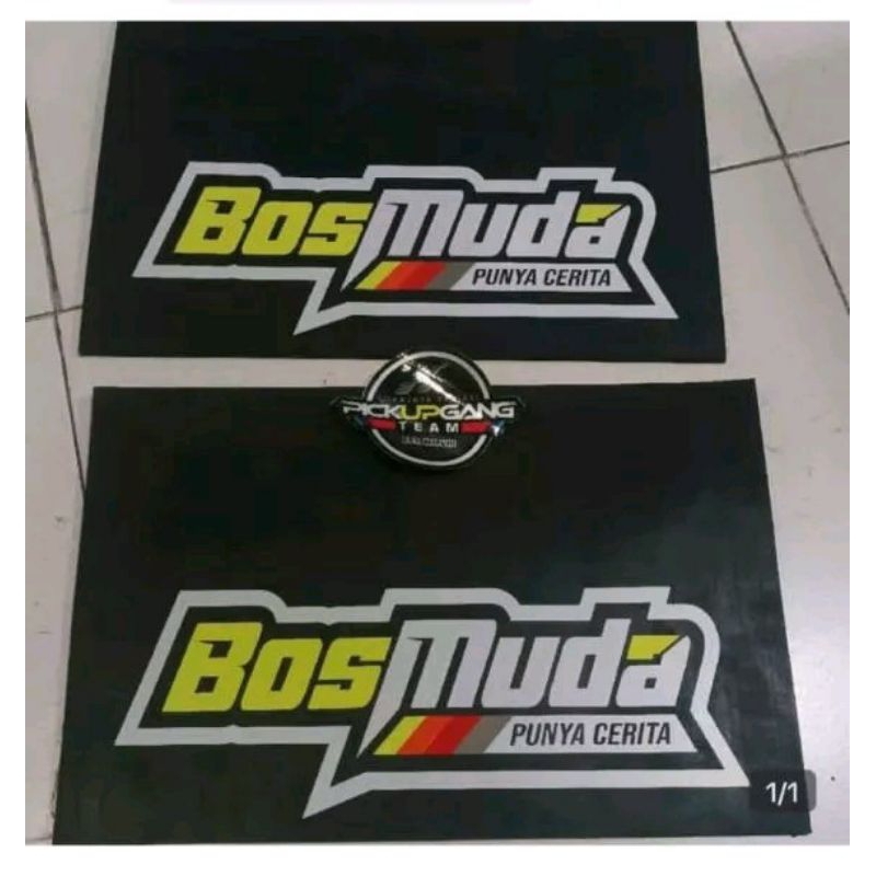 KARET KARPET PENAHAN LUMPUR EBEK MODGUARD PENAHAN LUMPUR RODA DEPAN PICK-UP TRUCK TRUK GRANMAX NEWCA