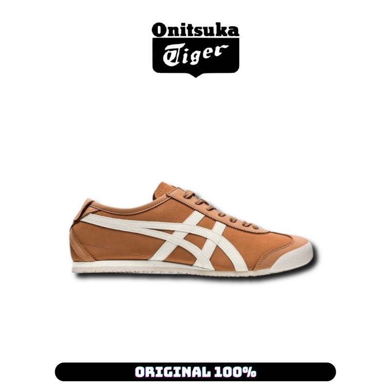 Sepatu Onitsuka Tiger Mexico 66 Sand Red Cream Men's ( 1183B348-600 ) Original