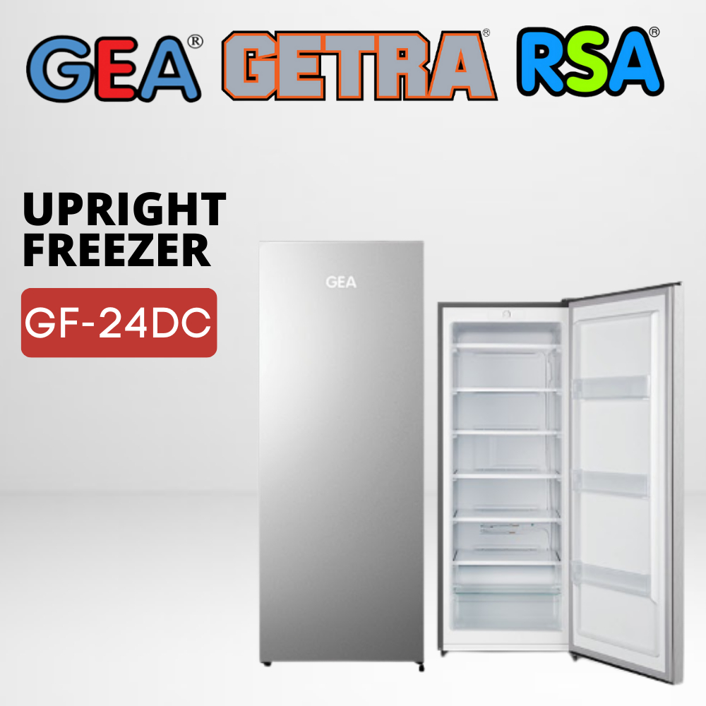 GEA GF-24DC Lemari Pembeku Es Upright Freezer 6 Rak 189 liter Garansi Resmi