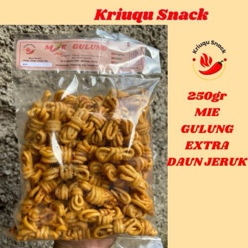 

MIE GULUNG PEDAS DAUN JERUK KRIUQU SNACK