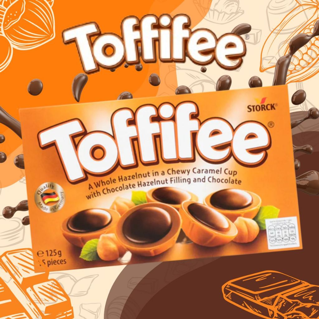 

Toffifee Chewy Caramel Cup With Chocolate and Nougat 125g Permen Karamel Cokelat Import Dengan Kacang Hazelnut 1 Pak Candy Coklat Snack Cemilan Food Peanut