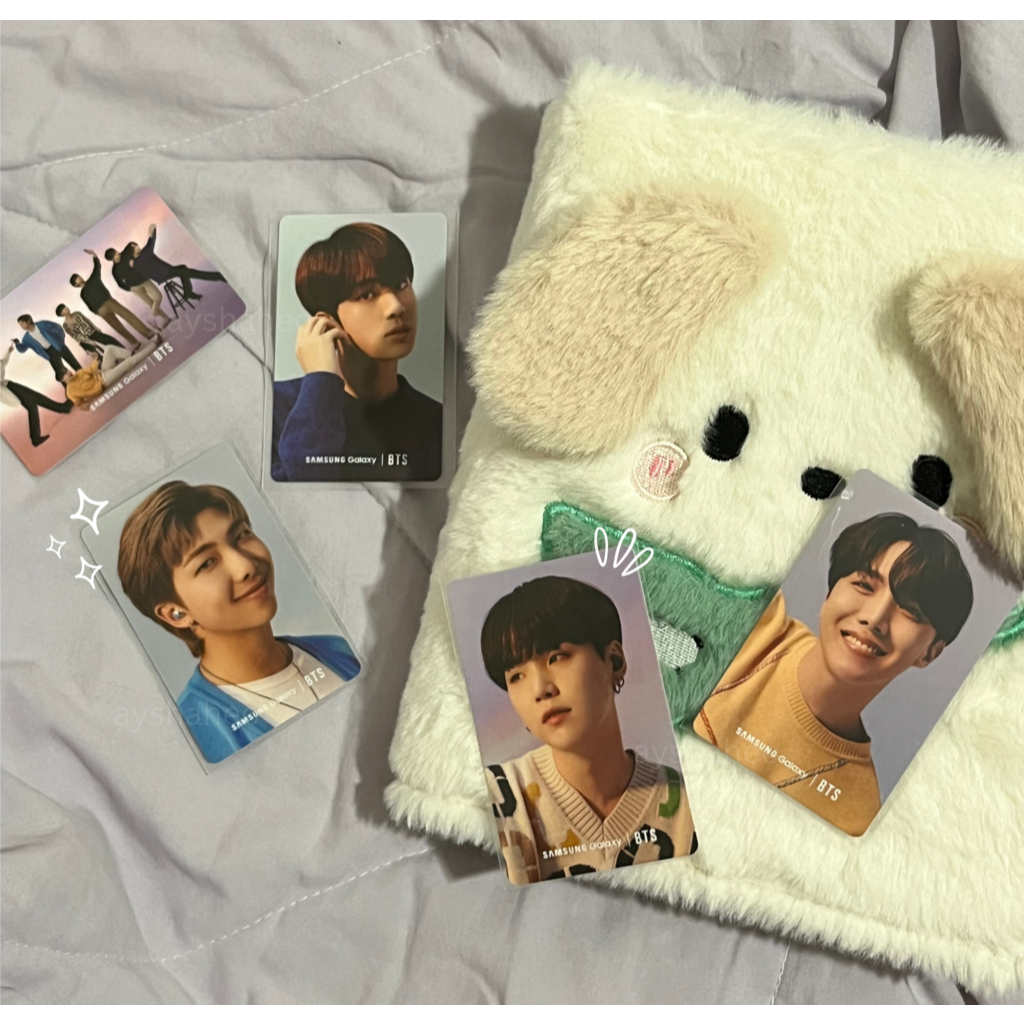 PHOTOCARD PC BTS JIN JHOPE SUGA RM SAMSUNG OFFICIAL
