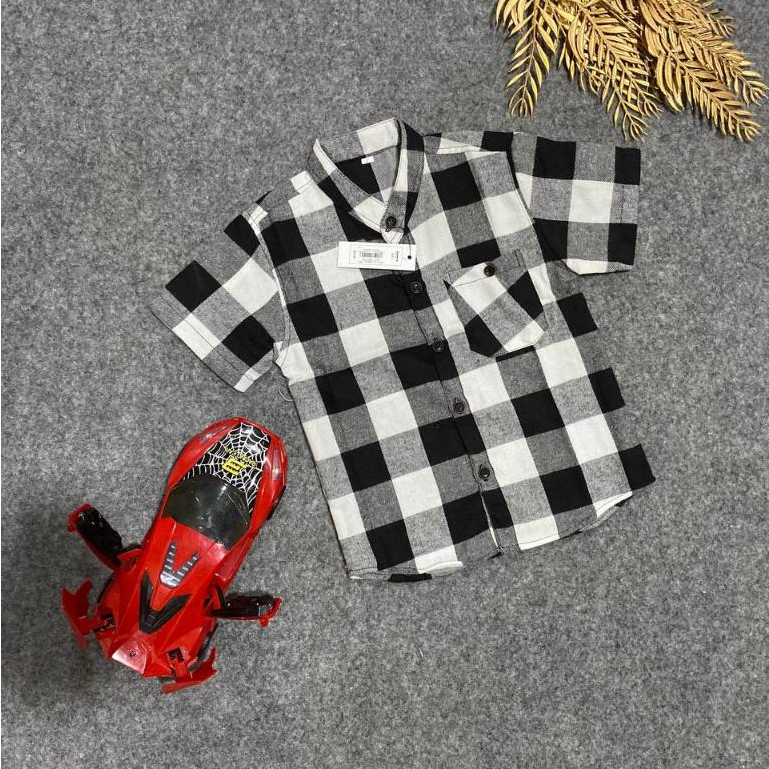 flanel anak motif terbaru super hemat usai 2-12 tahun