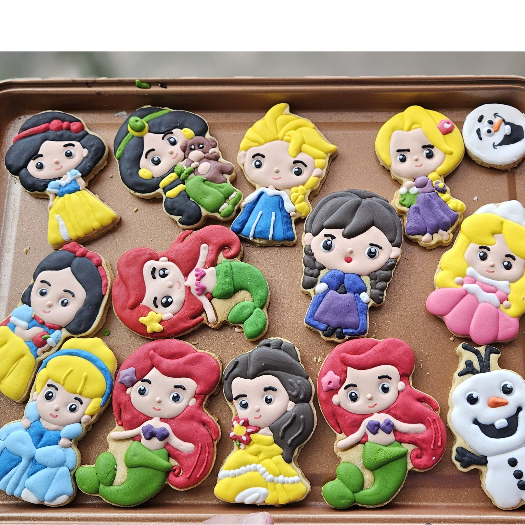 

Cookies Disney Princess tinggi 9cm