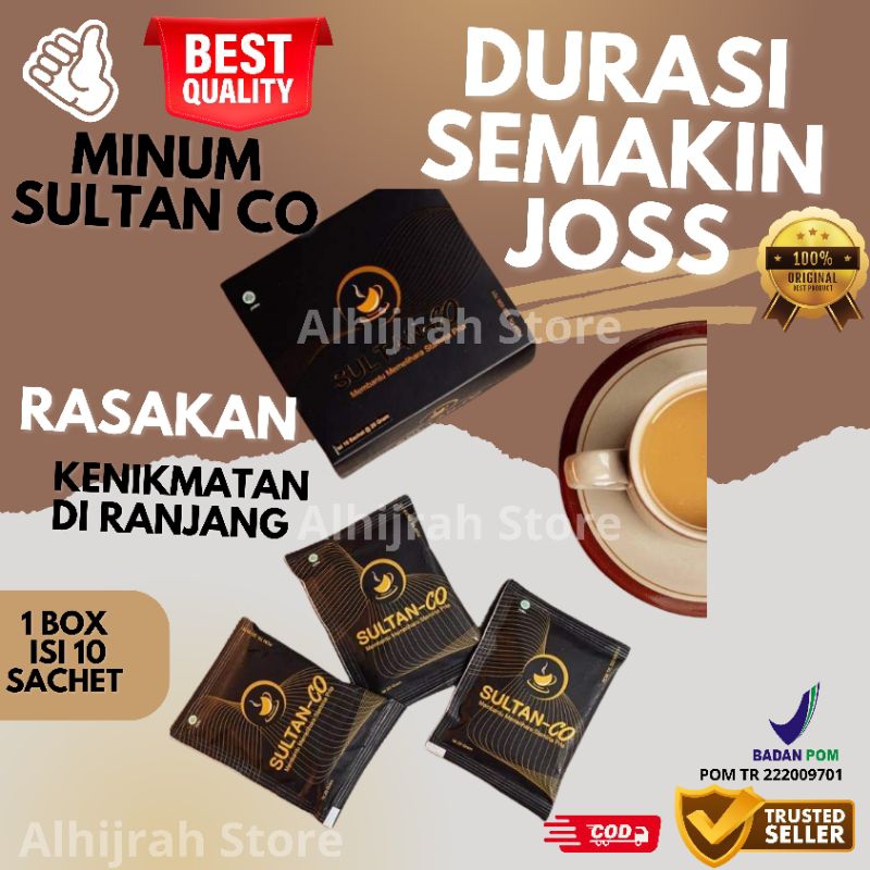 SULTAN CO Kopi Pria Perkasa Kuat Tahan Lama Original Sultan Coffee MurahStamina Pria Kuat Tahan Lama