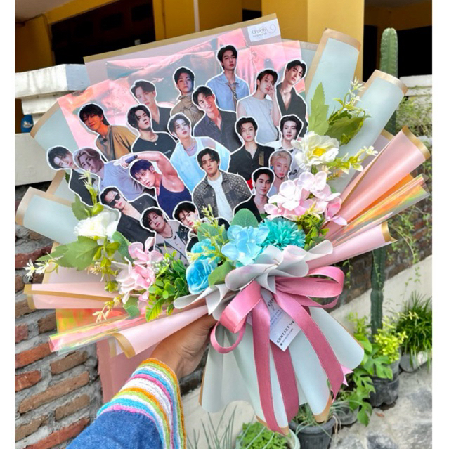 Buket KPOP Idol Cutting | Buket PC Foto Photocard / Polaroid (Custom) BTS / NCT /EXO