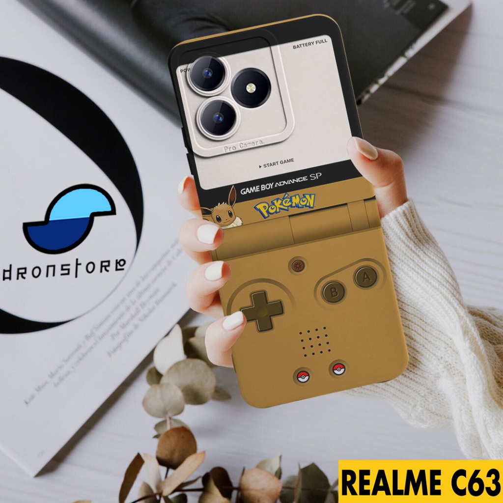 CASE REALME C63 MOTIF GAMEBOY - 24 - SOFTCASE PROTECT CAMERA PELINDUNG BELAKANG - SKENTEENAGE