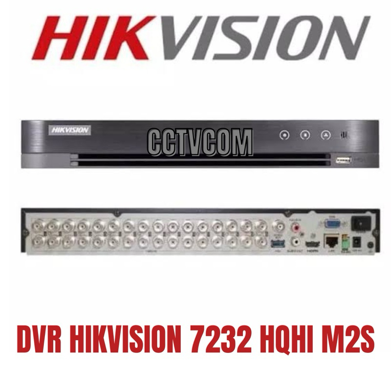 DVR HIKVISION 32 CHANNEL IDS 7232 HQHI M2S