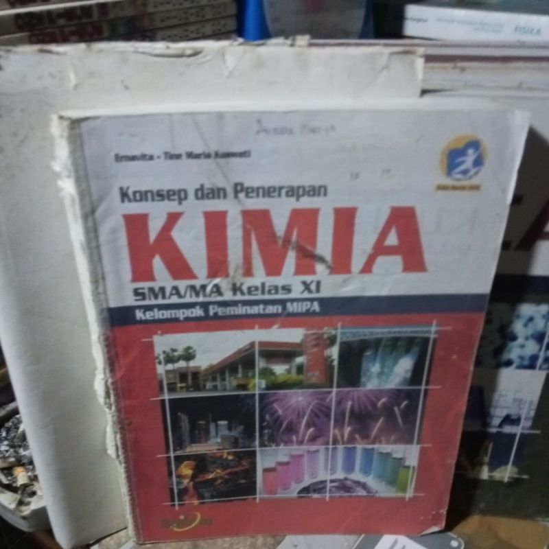 BUKU KIMIA/KONSEP DAN PENERAPAN KIMIA UNTUK SMA KELAS XI/11/2 REVISI K13 PENERBIT BAILMU