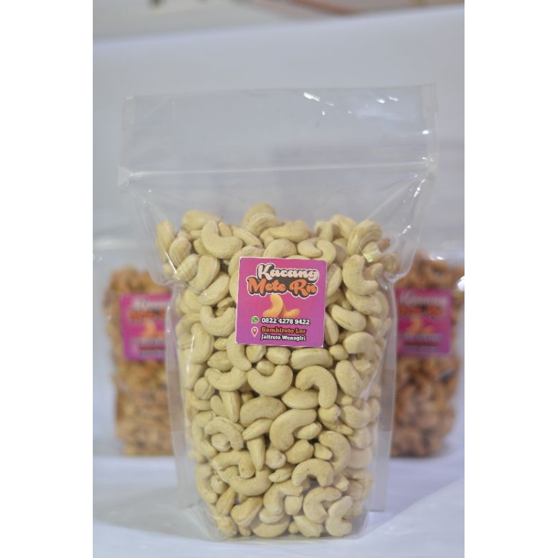 

KACANG MEDE/KACANG METE/CASHEWS-MENTAH|JUMBO|GRADE A•250gr/500gr/1000gr/1kg