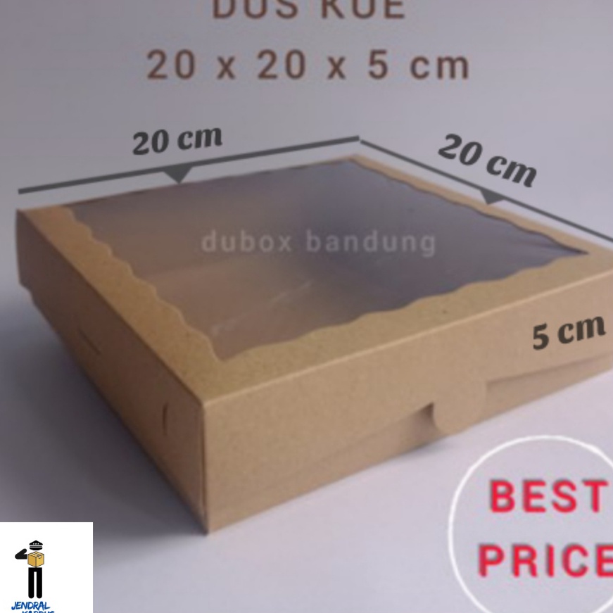 

FG2 1pak1 pcs DUS KUE 2x2x5 DUS KUE BOLU DUS KUE BROWNIES MURAH DUS KUE TEBAL KARDUS BOX MAKANAN