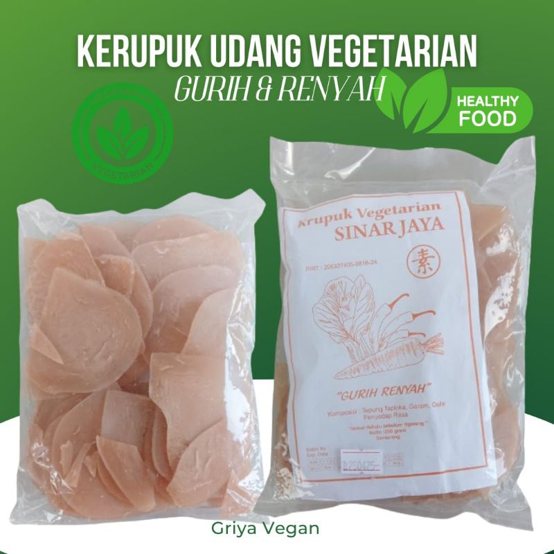 

Kerupuk Udang Vegetarian Sinar Jaya 250 gram