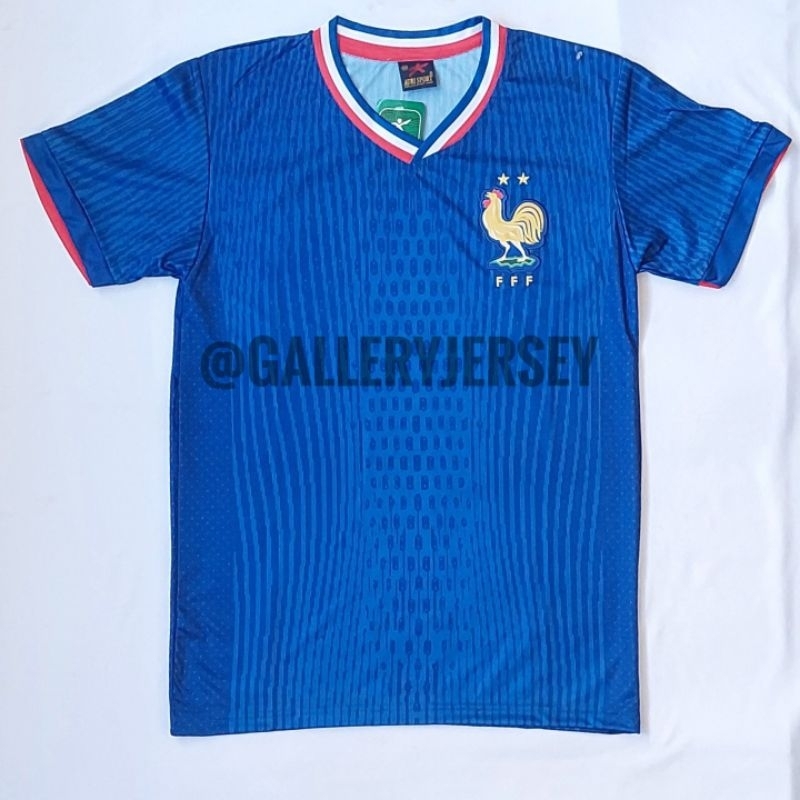 JERSEY BOLA DEWASA FRANCE HOME PIALA DUNIA BAJU BOLA FRANCE PRANCIS HOME WORLD CUP