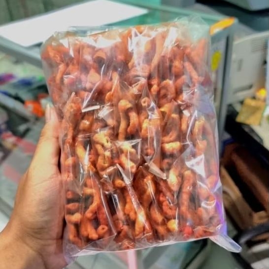 

(RESELER) Keripik Usus Balado Pedas Manis kemasan kecil 1000an isi 25, snack keripik usus crispi bumbu melimpah usus fresh