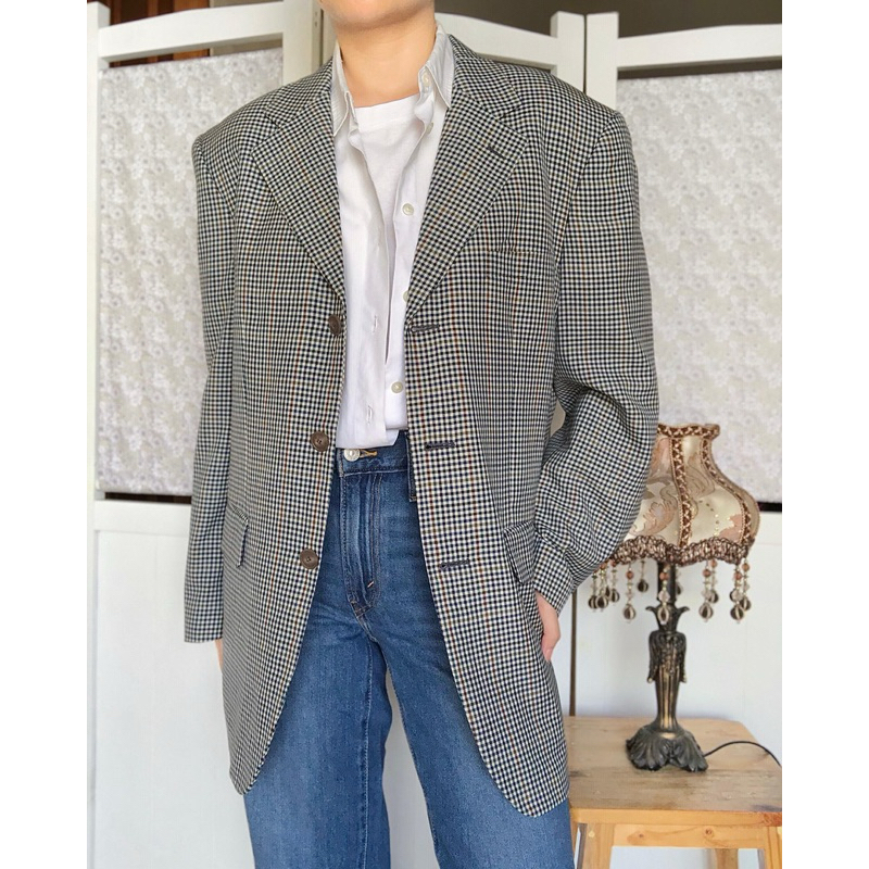 Uncle Joe’s Gingham Blazer