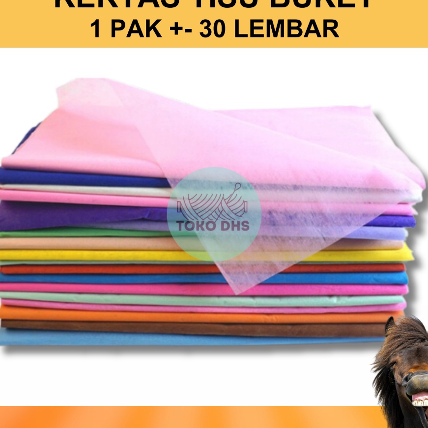 

KI3 1 pack Kertas Tisu Buket Bunga Tissue Cotton Paper Flower